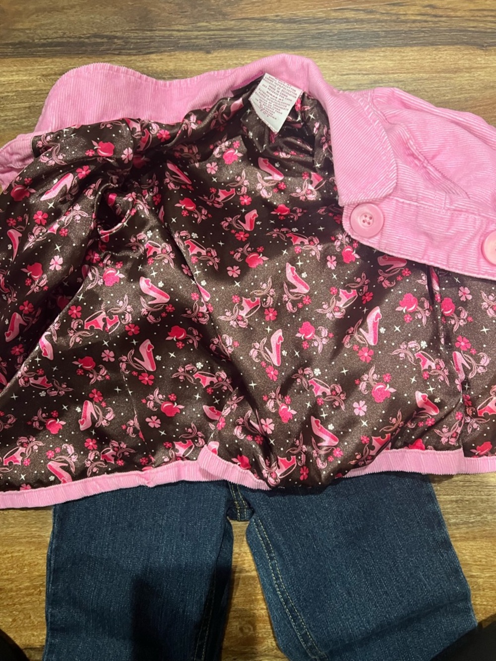 Disney Pink Ruffle Blazer with Embroidered Character - Picture 5 of 5